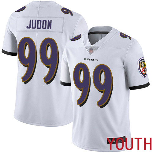 Baltimore Ravens Limited White Youth Matt Judon Road Jersey NFL Football #99 Vapor Untouchable